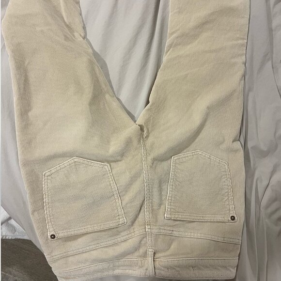 White Corduroy Jeans by Pilcro - Picture 6 of 9